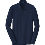 AFCA <span class="pdp-name-mascot">Afca Texas</span> Port Authority Men's Long Sleeve Core Classic Pique Polo Front Thumbnail