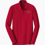 CANEY CREEK HIGH SCHOOL PANTHERS Port Authority Men's Long Sleeve Core Classic Pique Polo Front Thumbnail