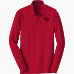 Northwest Mounties <span class="pdp-name-mascot">Northwest Mounties</span> Port Authority Men's Long Sleeve Core Classic Pique Polo Front Thumbnail
