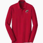 Williams Field Black Hawks <span class="pdp-name-mascot">Williams Field Black Hawks</span> Port Authority Men's Long Sleeve Core Classic Pique Polo Front Thumbnail