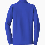 WADENA DEER CREEK HIGH SCHOOL WOLVERINES Port Authority Men's Long Sleeve Core Classic Pique Polo Back Thumbnail