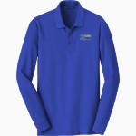 BIG LAKE HIGH SCHOOL HORNETS <span class="pdp-name-mascot">BIG LAKE HORNETS</span> Port Authority Men's Long Sleeve Core Classic Pique Polo Front Thumbnail