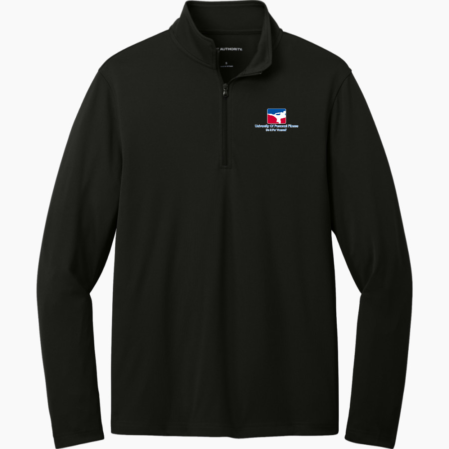 University of Personal Fitness University of Personal Fitness <span class="pdp-name-mascot">University of Personal Fitness</span> Port Authority Men's Dry Zone UV 1/4-Zip Pullover