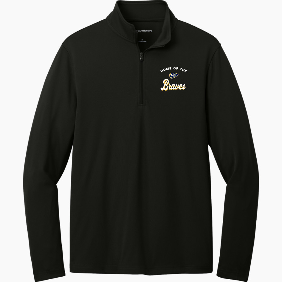 Grant County Braves The Official Online Store <span class="pdp-name-mascot">Grant County Braves</span> Port Authority Men's Dry Zone UV 1/4-Zip Pullover