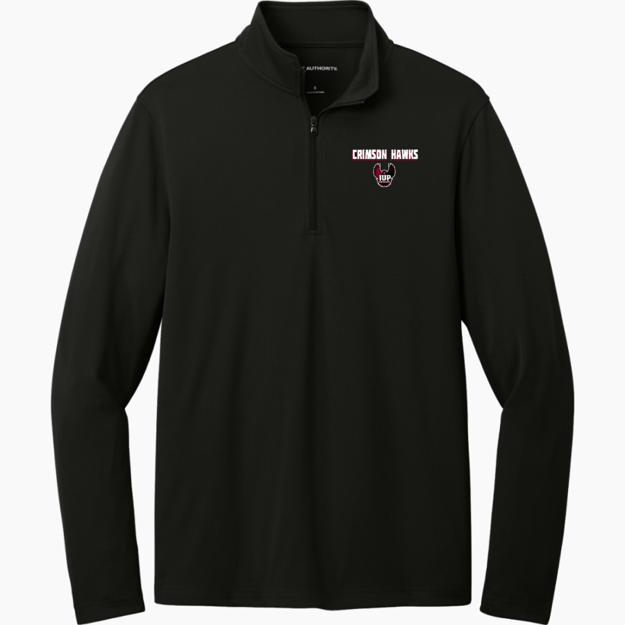 Indiana University of Pennsylvania <span class="pdp-name-mascot">Indiana University Of PA Hawks</span> Port Authority Men's Dry Zone UV 1/4-Zip Pullover