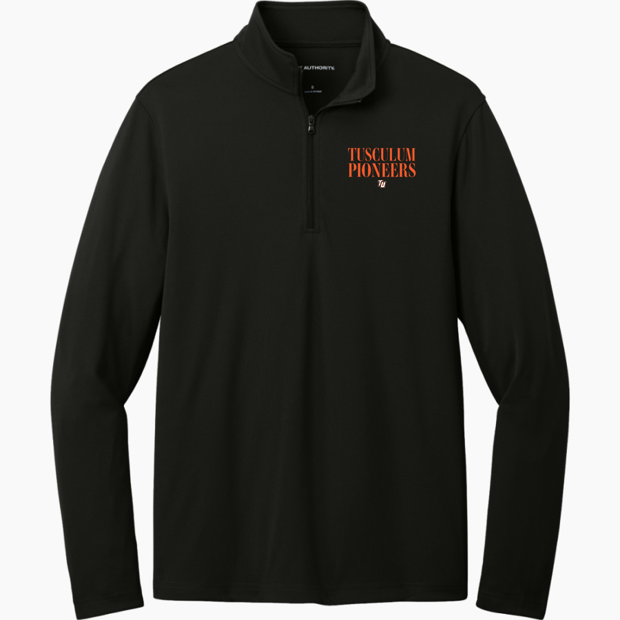 Tusculum University Pioneer Athletics <span class="pdp-name-mascot">TUSCULUM Pioneers</span> Port Authority Men's Dry Zone UV 1/4-Zip Pullover