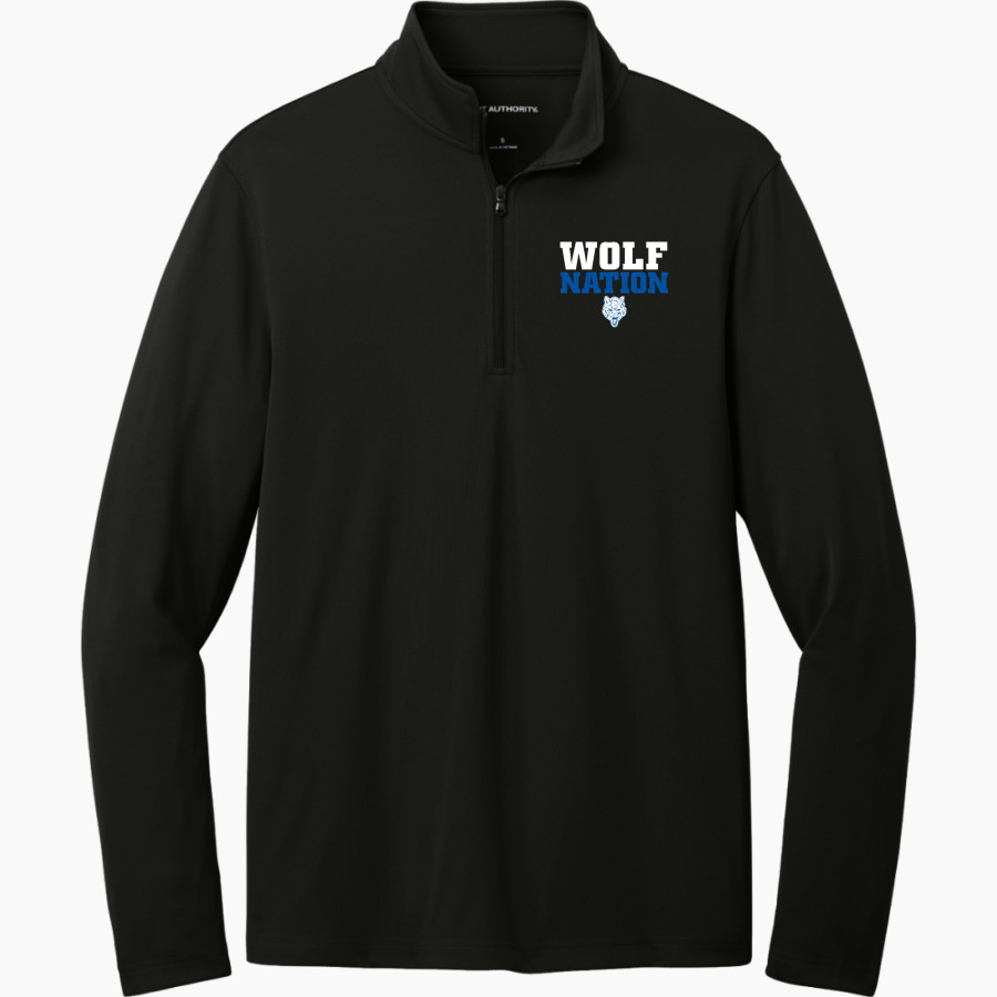 Boone Grove Wolves <span class="pdp-name-mascot">Boone Grove Wolves</span> Port Authority Men's Dry Zone UV 1/4-Zip Pullover