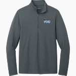 Believe In You Port Authority Men's Dry Zone UV 1/4-Zip Pullover Front Thumbnail