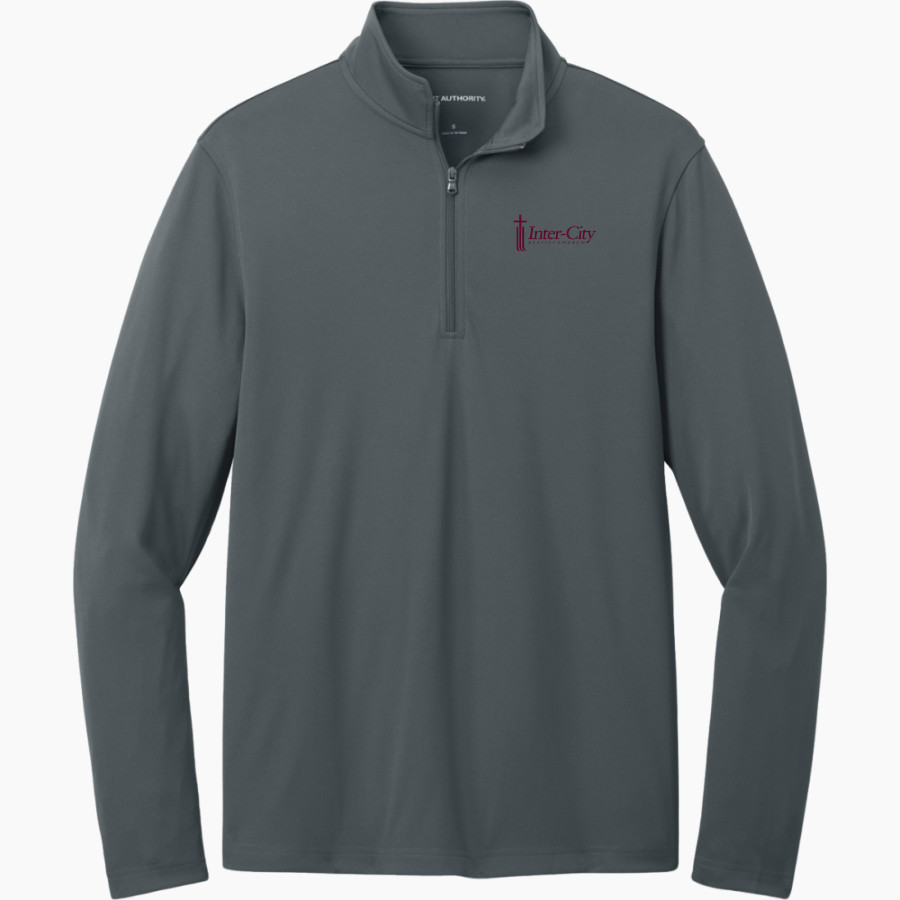 Inter-City Baptist Inter-City Baptist H <span class="pdp-name-mascot">Inter-City Baptist High School</span> Port Authority Men's Dry Zone UV 1/4-Zip Pullover