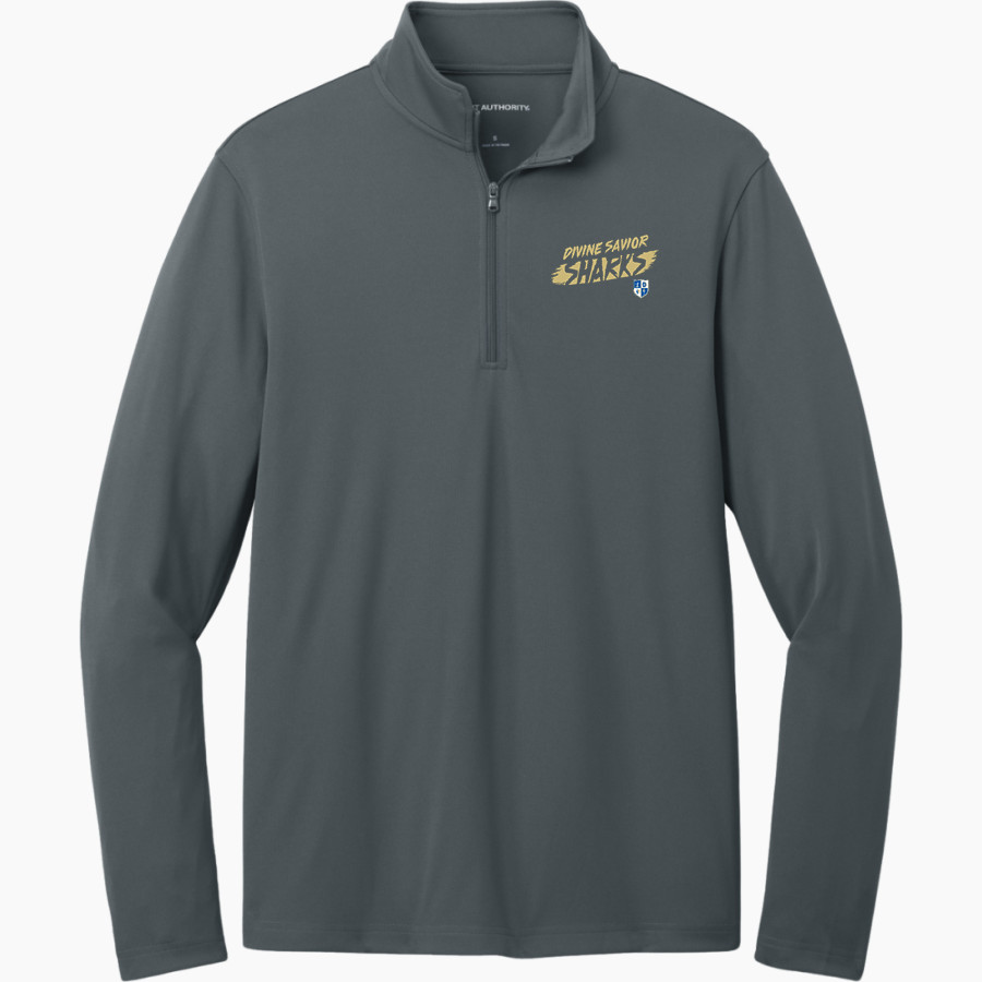 Divine Savior Academy Sharks Port Authority Men's Dry Zone UV 1/4-Zip Pullover