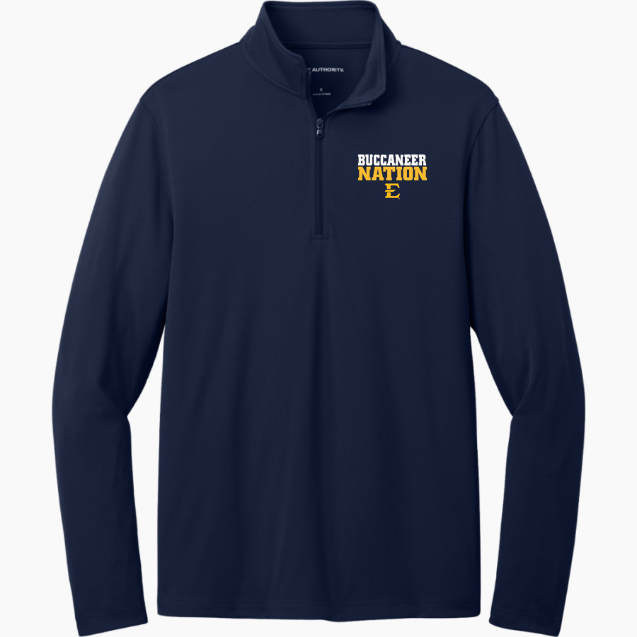 East Tennessee State University Buccaneers <span class="pdp-name-mascot">ETSU Buccaneers</span> Port Authority Men's Dry Zone UV 1/4-Zip Pullover
