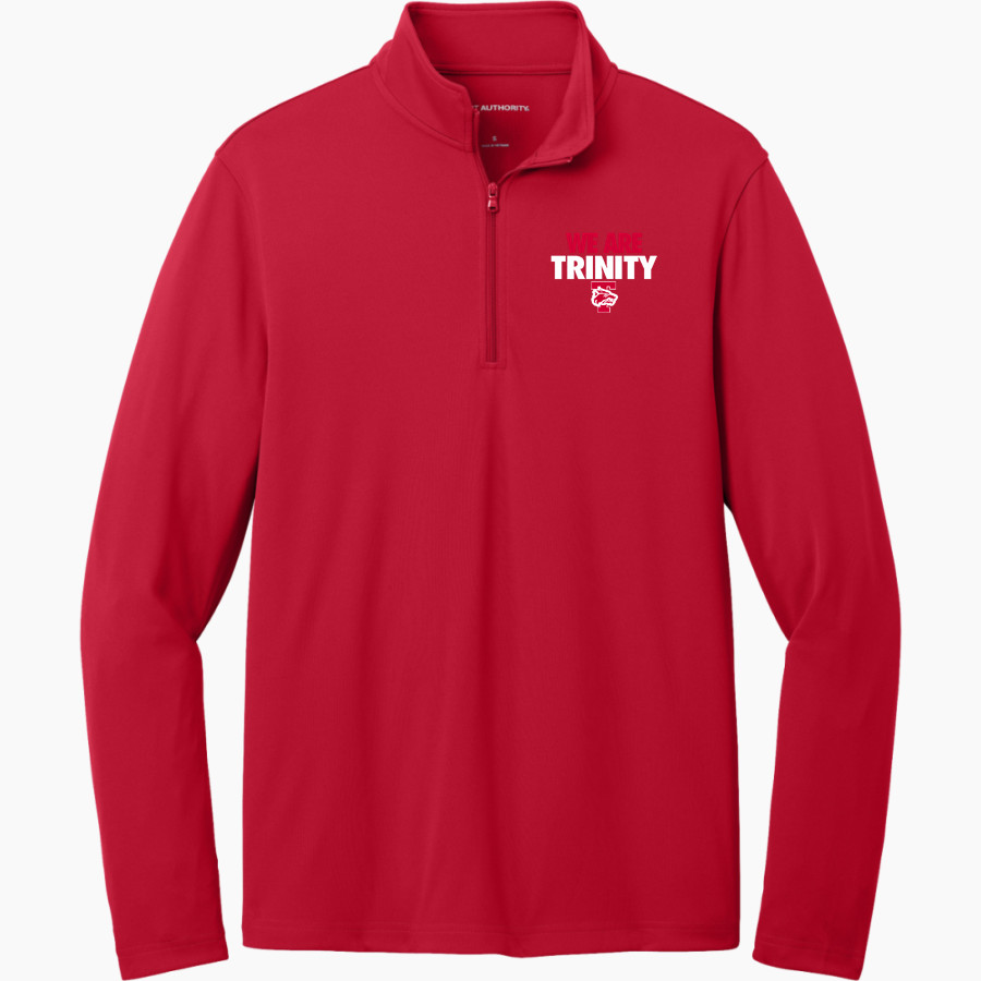 TRINITY HIGH SCHOOL WOLVES Port Authority Men's Dry Zone UV 1/4-Zip Pullover