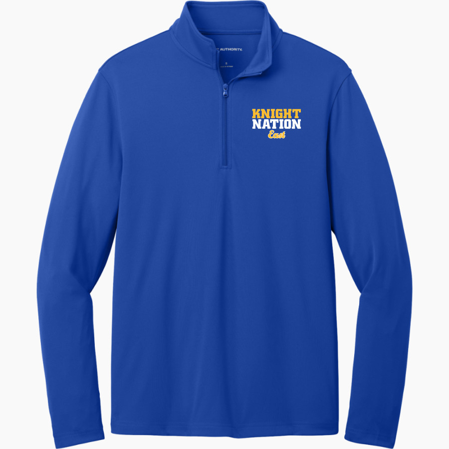 EAST NOBLE HIGH SCHOOL KNIGHTS <span class="pdp-name-mascot">EAST NOBLE KNIGHTS</span> Port Authority Men's Dry Zone UV 1/4-Zip Pullover
