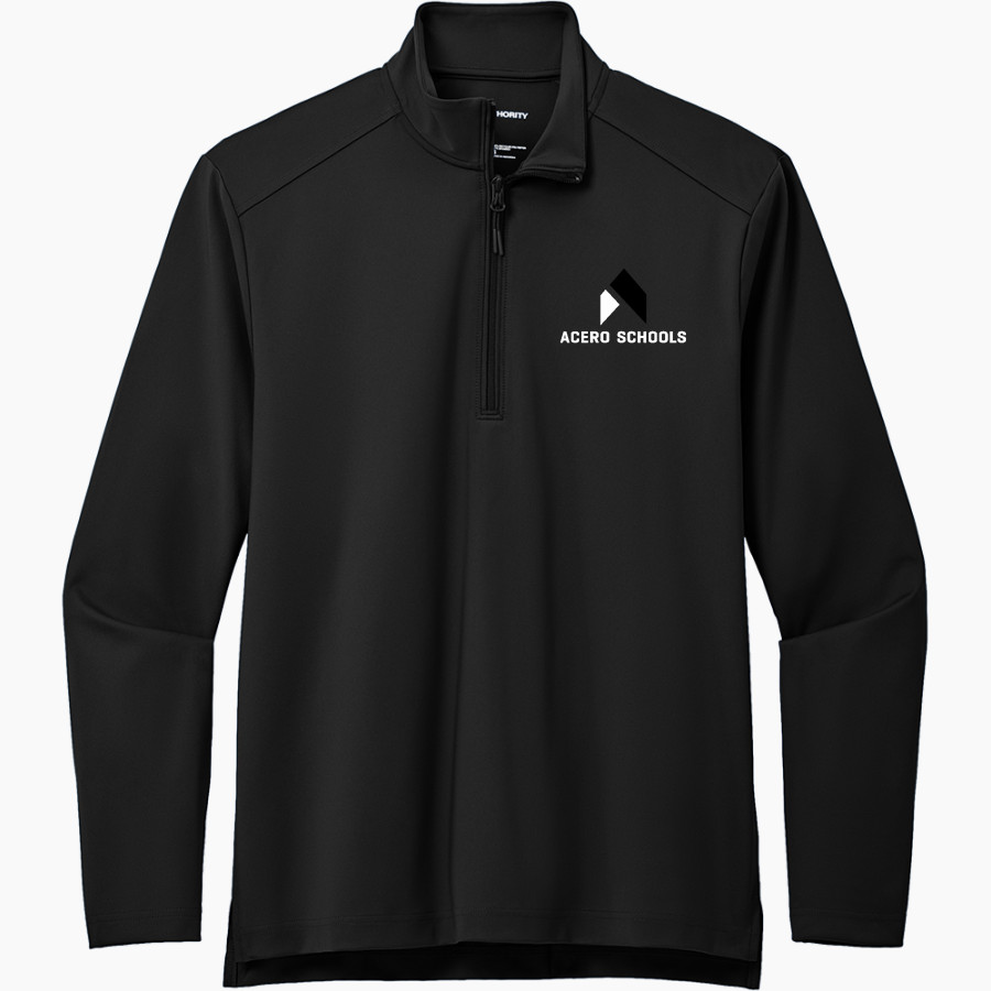 Acero Schools Chicago Port Authority Men's Carbon-Free Double Knit 1/4 Zip