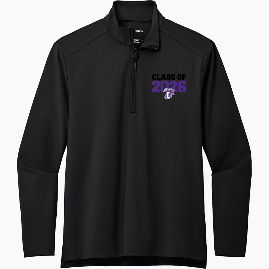 DULUTH HIGH SCHOOL WILDCATS <span class="pdp-name-mascot">DULUTH WILDCATS</span> Port Authority Men's Carbon-Free Double Knit 1/4 Zip