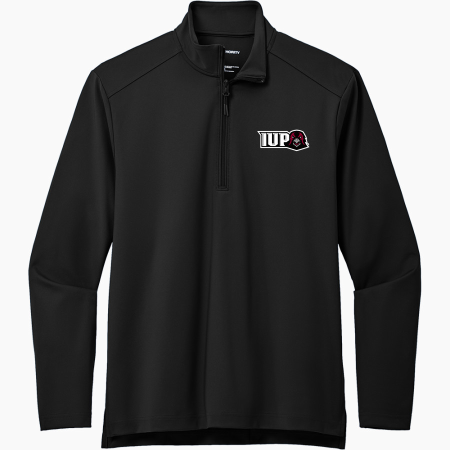 Indiana University of Pennsylvania <span class="pdp-name-mascot">Indiana University Of PA Hawks</span> Port Authority Men's Carbon-Free Double Knit 1/4 Zip