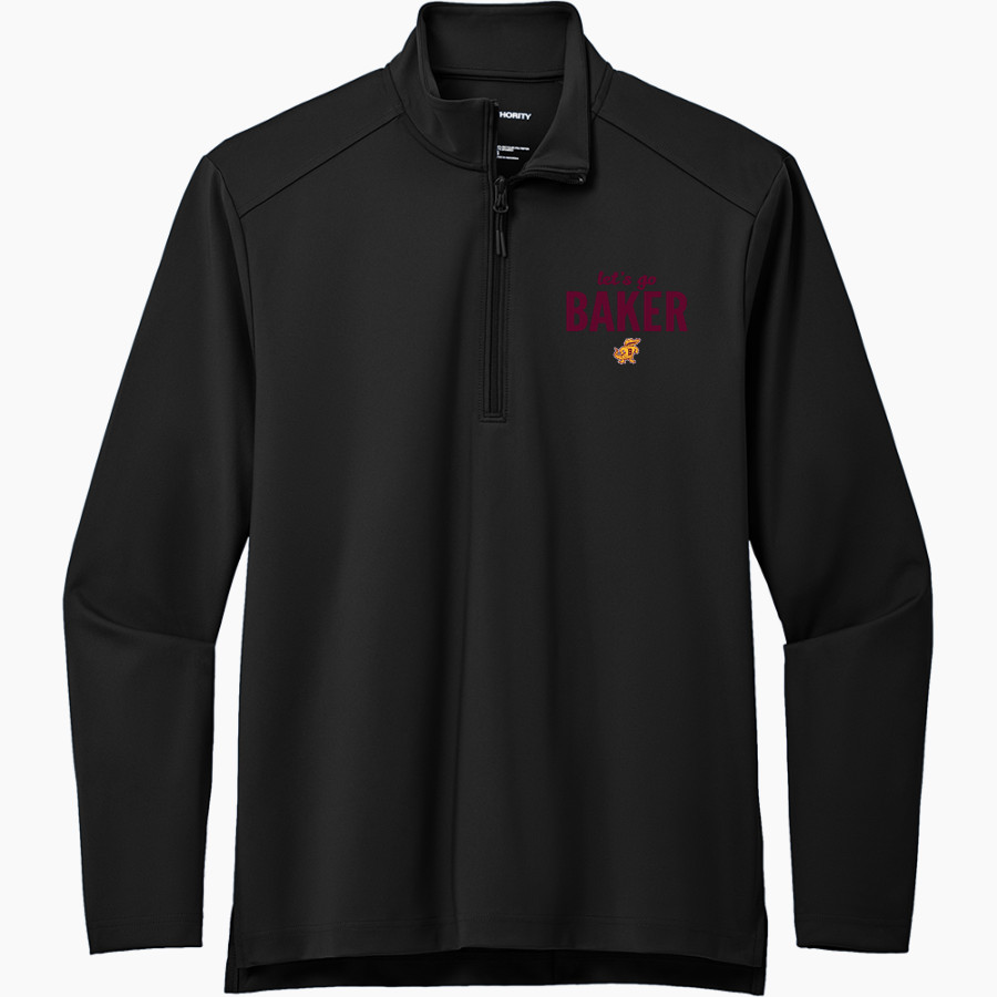 BAKER HIGH SCHOOL GATORS <span class="pdp-name-mascot">BAKER GATORS</span> Port Authority Men's Carbon-Free Double Knit 1/4 Zip
