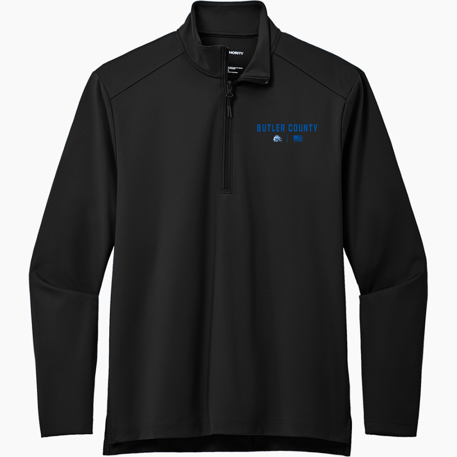 Butler County Bears <span class="pdp-name-mascot">Butler County Bears</span> Port Authority Men's Carbon-Free Double Knit 1/4 Zip