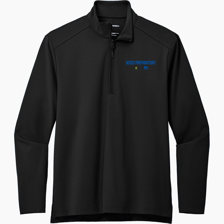 Xceed Preparatory Xceed Preparatory Port Authority Men's Carbon-Free Double Knit 1/4 Zip