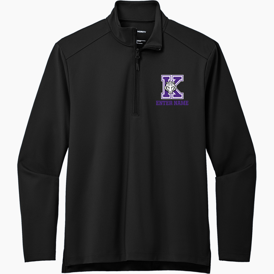KENNARD HIGH SCHOOL TIGERS <span class="pdp-name-mascot">KENNARD TIGERS</span> Port Authority Men's Carbon-Free Double Knit 1/4 Zip