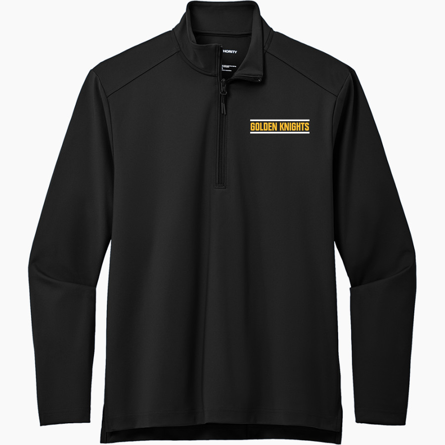 Averill Park Golden Knights <span class="pdp-name-mascot">Averill Park Warriors</span> Port Authority Men's Carbon-Free Double Knit 1/4 Zip