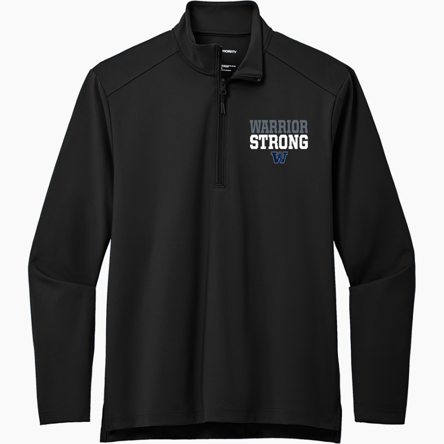 Liberty Christian Warriors <span class="pdp-name-mascot">Liberty Christian Warriors</span> Port Authority Men's Carbon-Free Double Knit 1/4 Zip