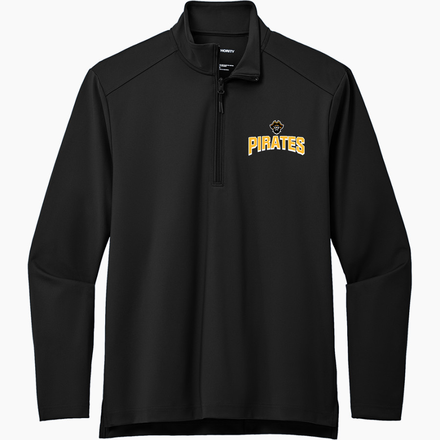 CRANDALL HIGH SCHOOL PIRATES Port Authority Men's Carbon-Free Double Knit 1/4 Zip