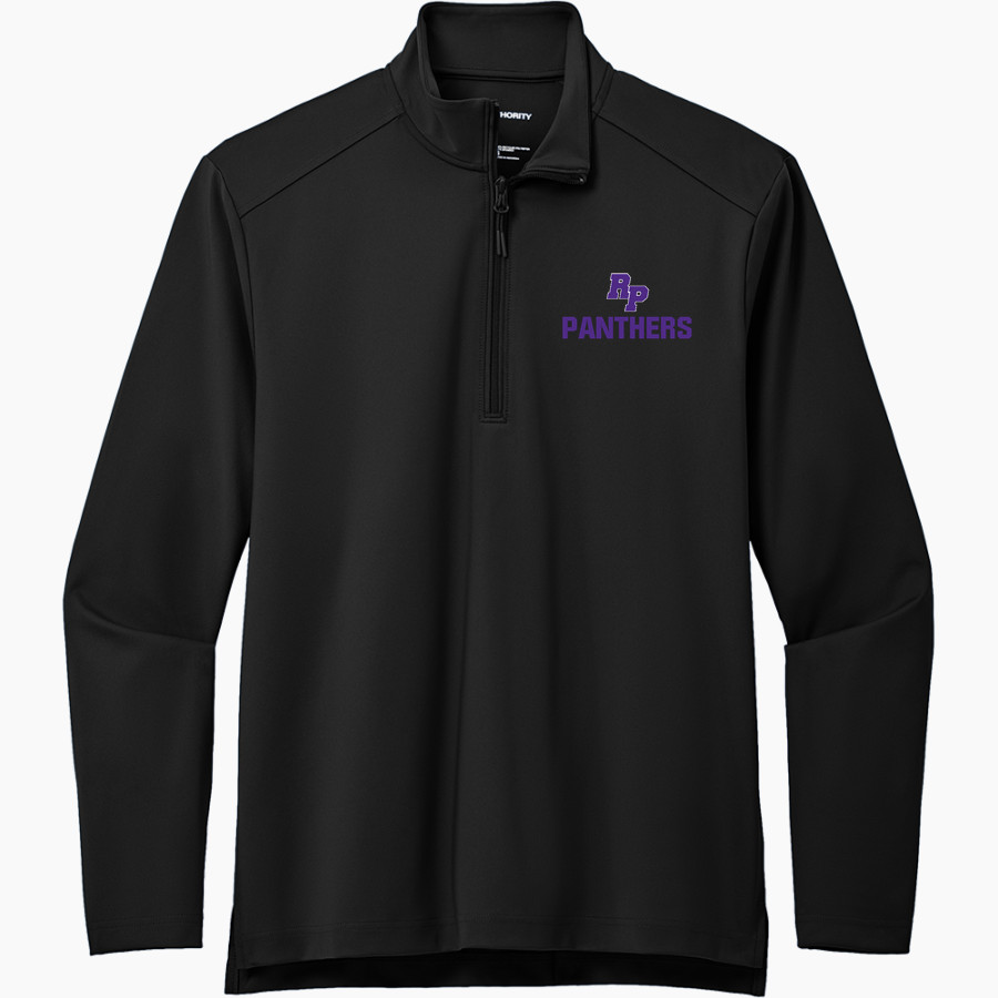 RIDGE POINT HIGH SCHOOL PANTHERS Port Authority Men's Carbon-Free Double Knit 1/4 Zip