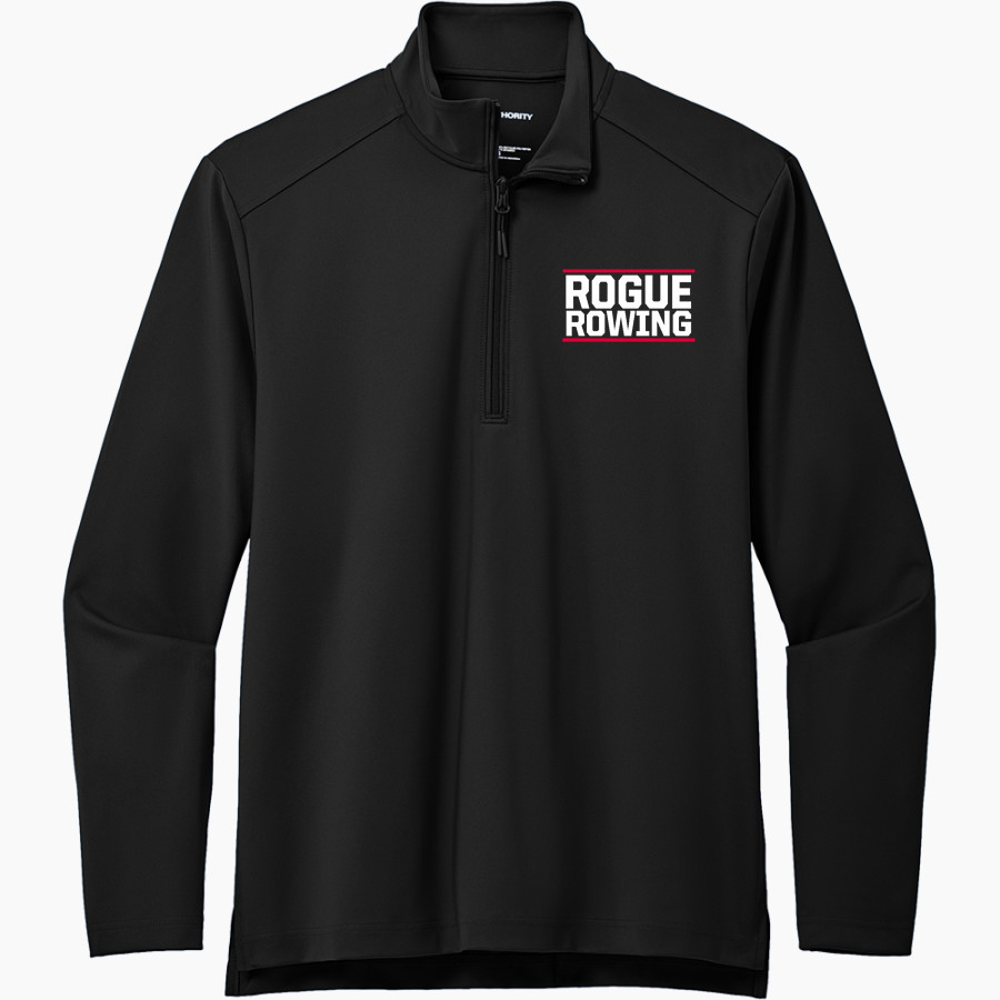 Rogue Rowing Rowing <span class="pdp-name-mascot">Rogue Rowing</span> Port Authority Men's Carbon-Free Double Knit 1/4 Zip
