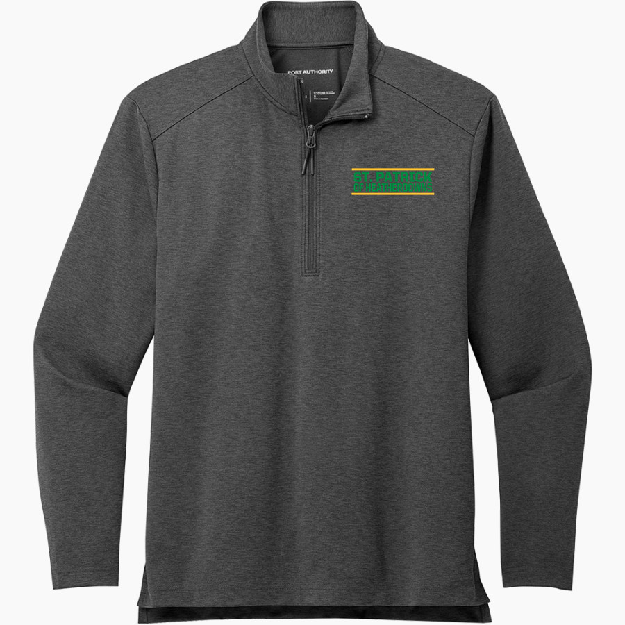 St. Patrick of Heatherdowns Irish <span class="pdp-name-mascot">St. Patrick of Heatherdowns Irish</span> Port Authority Men's Carbon-Free Double Knit 1/4 Zip