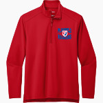 Plainfield Quakers <span class="pdp-name-mascot">Plainfield Quakers</span> Port Authority Men's Carbon-Free Double Knit 1/4 Zip Front Thumbnail