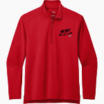 WILMOT UNION HIGH SCHOOL PANTHERS Port Authority Men's Carbon-Free Double Knit 1/4 Zip Front Thumbnail