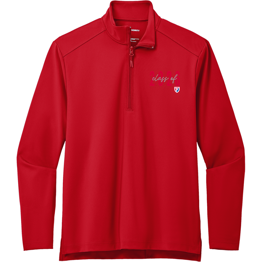 Plainfield Quakers <span class="pdp-name-mascot">Plainfield Quakers</span> Port Authority Men's Carbon-Free Double Knit 1/4 Zip