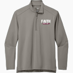 FAITH CHRISTIAN ACADEMY LIONS <span class="pdp-name-mascot">FAITH LIONS</span> Port Authority Men's Carbon-Free Double Knit 1/4 Zip Front Thumbnail