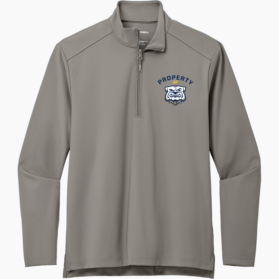 CHELSEA HIGH SCHOOL BULLDOGS <span class="pdp-name-mascot">CHELSEA BULLDOGS</span> Port Authority Men's Carbon-Free Double Knit 1/4 Zip