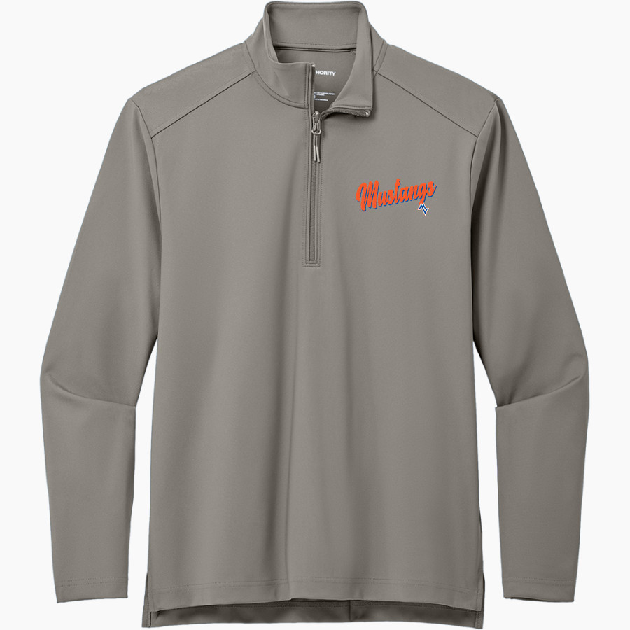 MIDLAND VALLEY HIGH SCHOOL MUSTANGS <span class="pdp-name-mascot">MIDLAND VALLEY MUSTANGS</span> Port Authority Men's Carbon-Free Double Knit 1/4 Zip