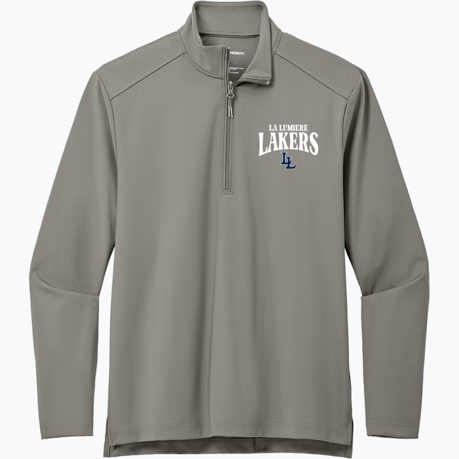 La Lumiere School Lakers Online Store <span class="pdp-name-mascot">La Lumiere Lakers</span> Port Authority Men's Carbon-Free Double Knit 1/4 Zip