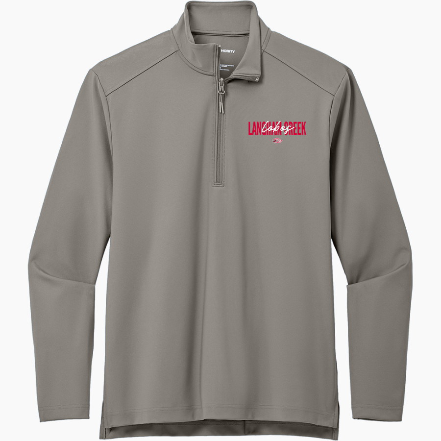 LANGHAM CREEK HIGH SCHOOL LOBOS <span class="pdp-name-mascot">LANGHAM CREEK LOBOS</span> Port Authority Men's Carbon-Free Double Knit 1/4 Zip