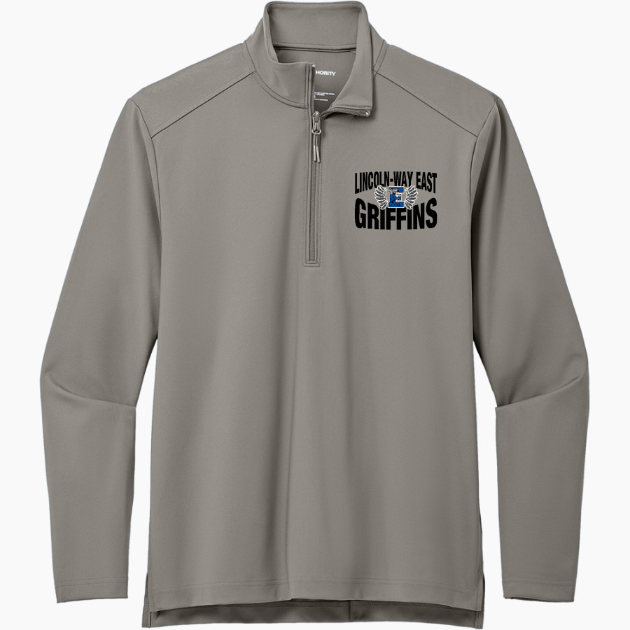 Lincoln-Way East Griffins <span class="pdp-name-mascot">Lincoln Way East High School Griffins</span> Port Authority Men's Carbon-Free Double Knit 1/4 Zip