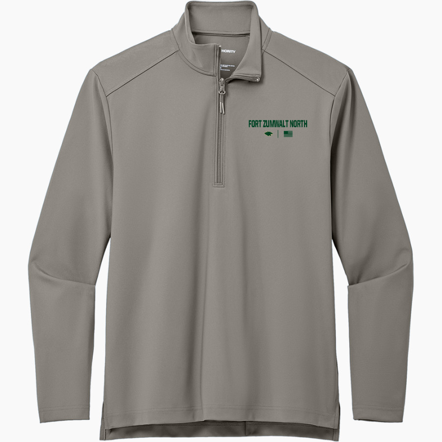 FORT ZUMWALT NORTH HIGH SCHOOL PANTHERS <span class="pdp-name-mascot">FORT ZUMWALT NORTH PANTHERS</span> Port Authority Men's Carbon-Free Double Knit 1/4 Zip