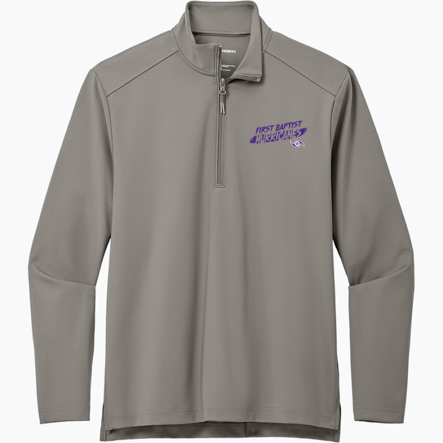 First Baptist Hurricanes <span class="pdp-name-mascot">First Baptist Hurricanes</span> Port Authority Men's Carbon-Free Double Knit 1/4 Zip