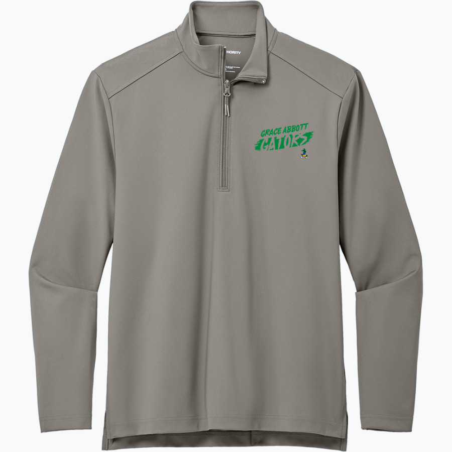 GRACE ABBOTT Gators <span class="pdp-name-mascot">GRACE ABBOTT ELEMENTARY SCHOOL Alligators</span> Port Authority Men's Carbon-Free Double Knit 1/4 Zip