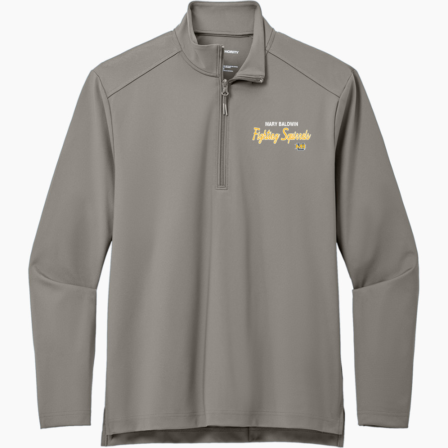 Mary Baldwin Fighting Squirrels <span class="pdp-name-mascot">Mary Baldwin Fighting Squirrels</span> Port Authority Men's Carbon-Free Double Knit 1/4 Zip
