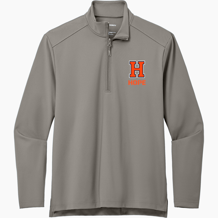 Hope College Online Athletics Store Port Authority Men's Carbon-Free Double Knit 1/4 Zip