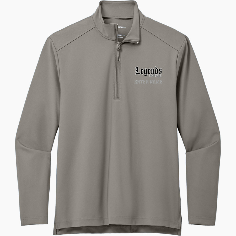 Legends Baseball Legends <span class="pdp-name-mascot">Legends Baseball Legends</span> Port Authority Men's Carbon-Free Double Knit 1/4 Zip