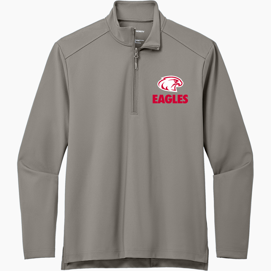 SANTIAM CHRISTIAN HIGH SCHOOL EAGLES <span class="pdp-name-mascot">SANTIAM CHRISTIAN EAGLES</span> Port Authority Men's Carbon-Free Double Knit 1/4 Zip