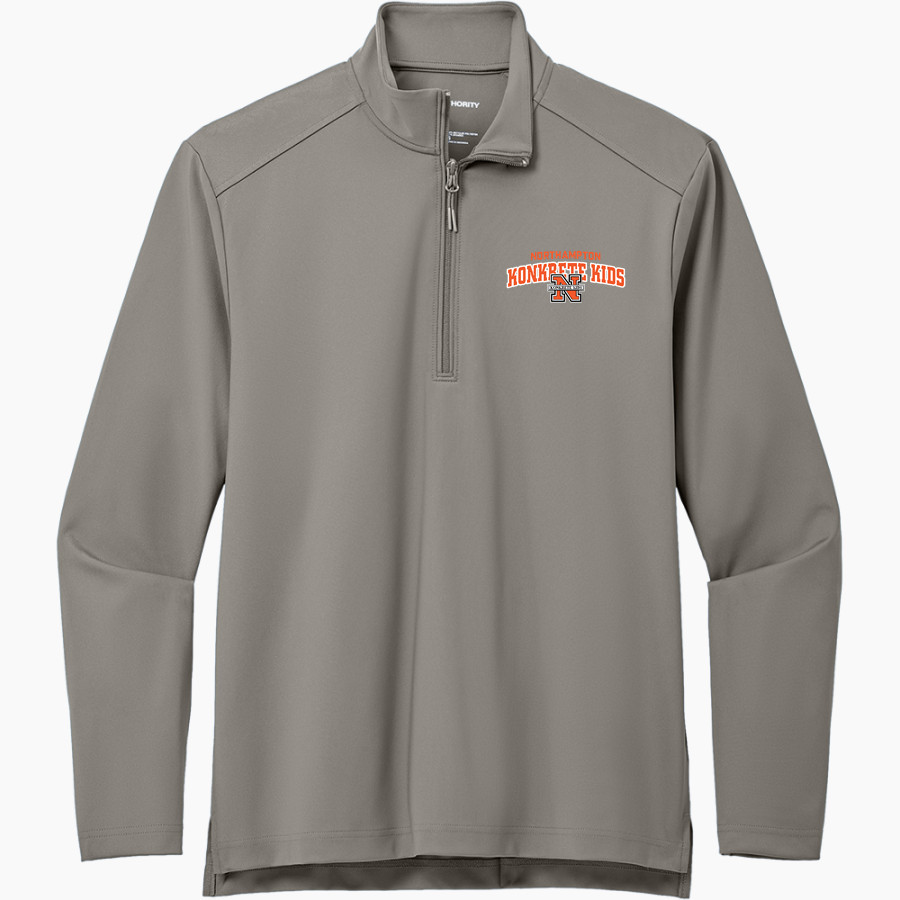 Northampton Konkrete Kids <span class="pdp-name-mascot">Northampton Area Middle School Konkrete Kids</span> Port Authority Men's Carbon-Free Double Knit 1/4 Zip