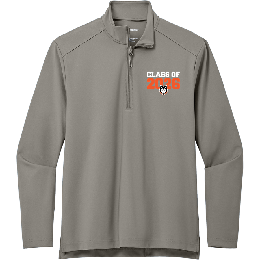 Sherman Huskies <span class="pdp-name-mascot">Sherman Huskies</span> Port Authority Men's Carbon-Free Double Knit 1/4 Zip