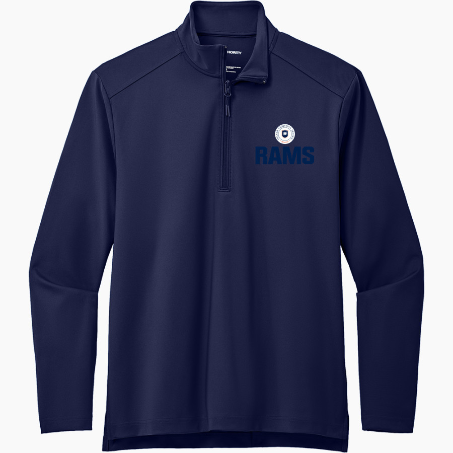 Helena Christian Rams <span class="pdp-name-mascot">Helena Christian School Rams</span> Port Authority Men's Carbon-Free Double Knit 1/4 Zip