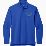 CLYDE HIGH SCHOOL FLIERS <span class="pdp-name-mascot">CLYDE FLIERS</span> Port Authority Men's Carbon-Free Double Knit 1/4 Zip Front Thumbnail